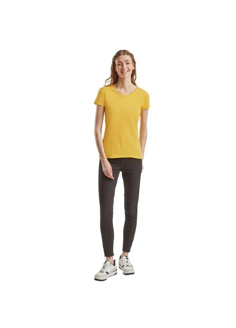 Футболка женская Ringspun premium T LADY-FIT Желтый (061424034XL) Fruit of the Loom - (380623104)