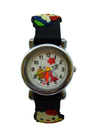 Часы детские наручные для девочек Привет Китти. черный No Brand (362413822)