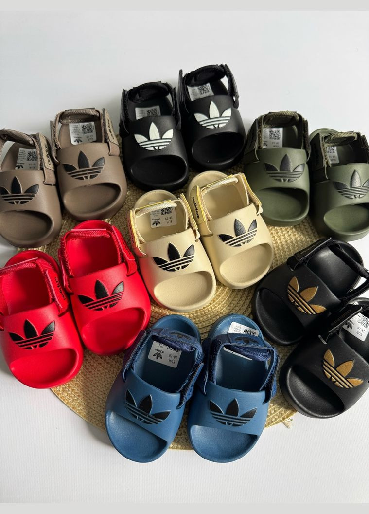 Цветные кроксы на лето цвет черный 10839 No Brand