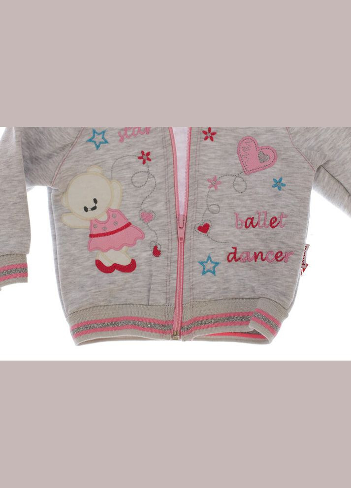 Костюм на флисе для девочки трикотажный Star розовый 80 см (34036) BABYKROHA (315721714)