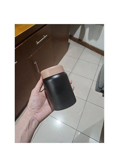 Дитячий харчовий термос з нержавіючої сталі 260 мл для напоїв та їжі чорний Stenson (342098949)