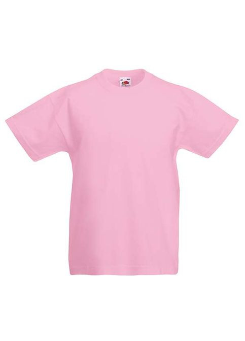 Светло-розовая летняя футболка детская valueweight kids светло-розовый (061033052104) Fruit of the Loom
