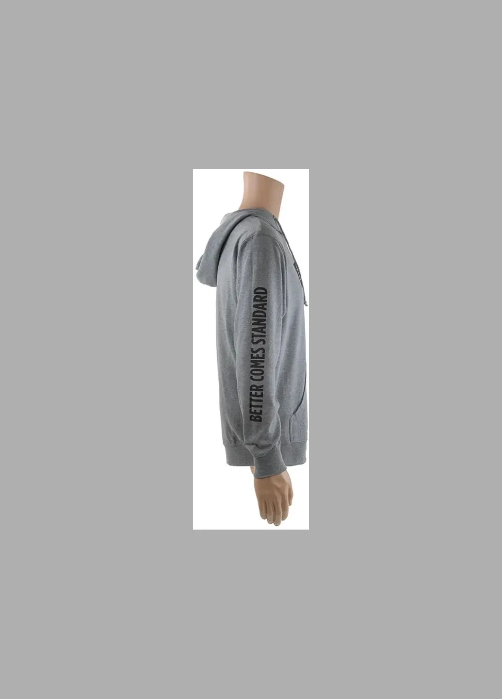 Реглан avage Long sleeve hooded T-hirt з капюшоном к:сірий No Brand (317651327)