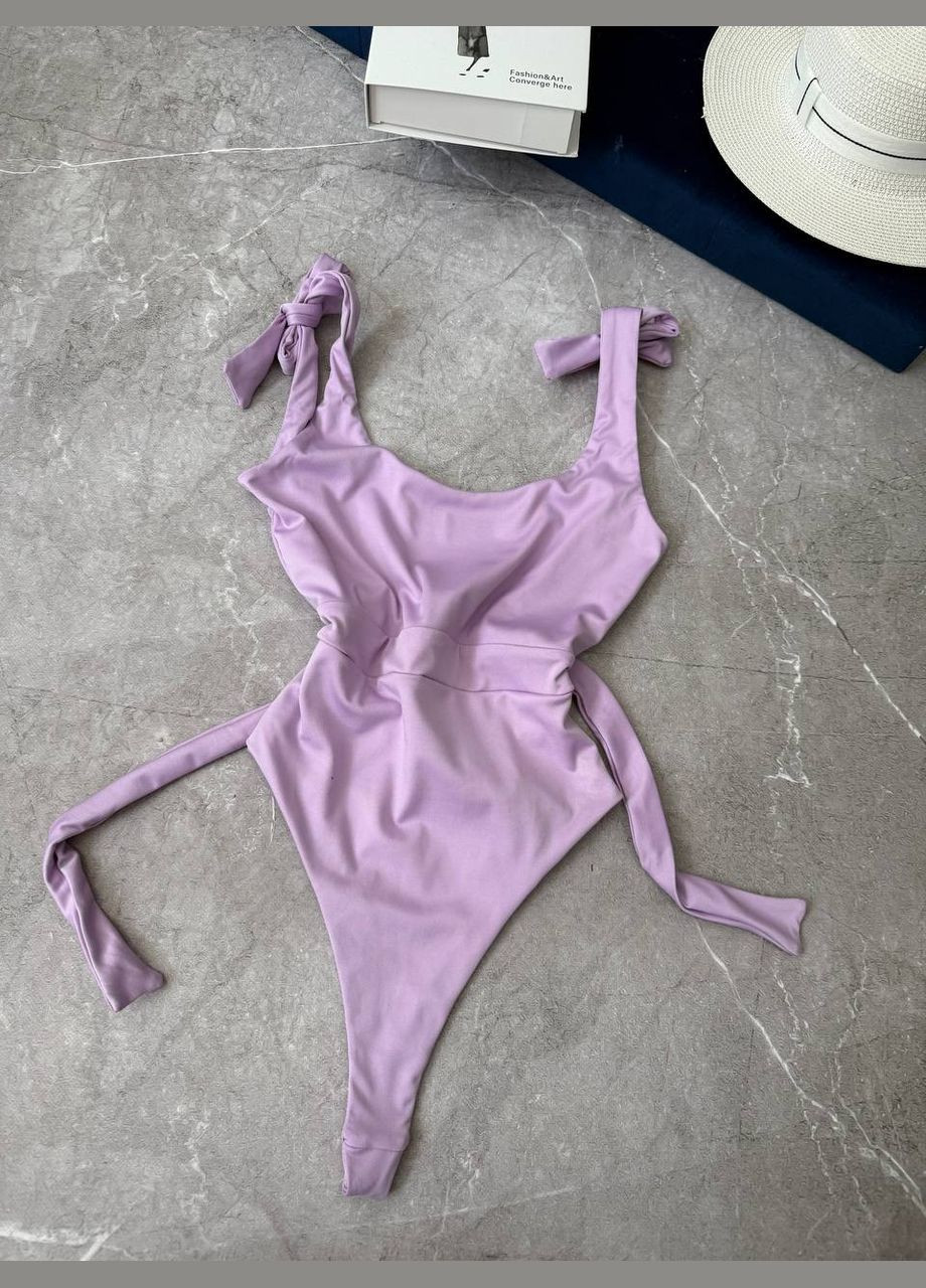 Лавандовий жіночий купальник суцільний Україна