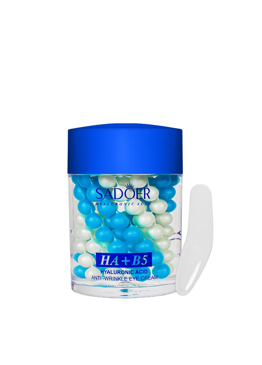 Крем для шкіри навколо очей від зморшок Anti-Wrinkle Eye Cream HA+B5 60 г SADOER (338426581)