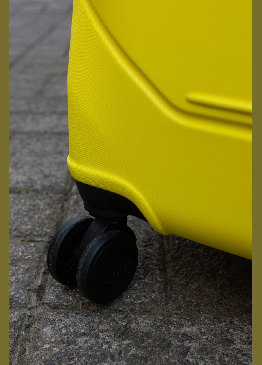 Чемодан пластиковый ручная кладь XS, цвет темно фиолетовый Wings 148 (347147061)