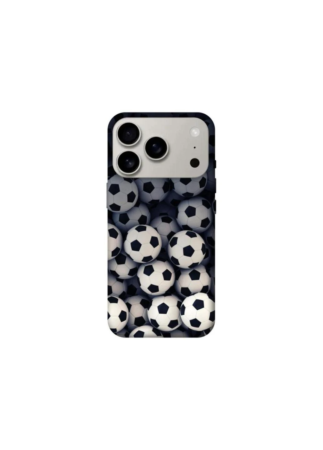 Чохол на Apple iPhone 17 Pro (6.3") Футбольні м'ячи Frontalka (361326330)