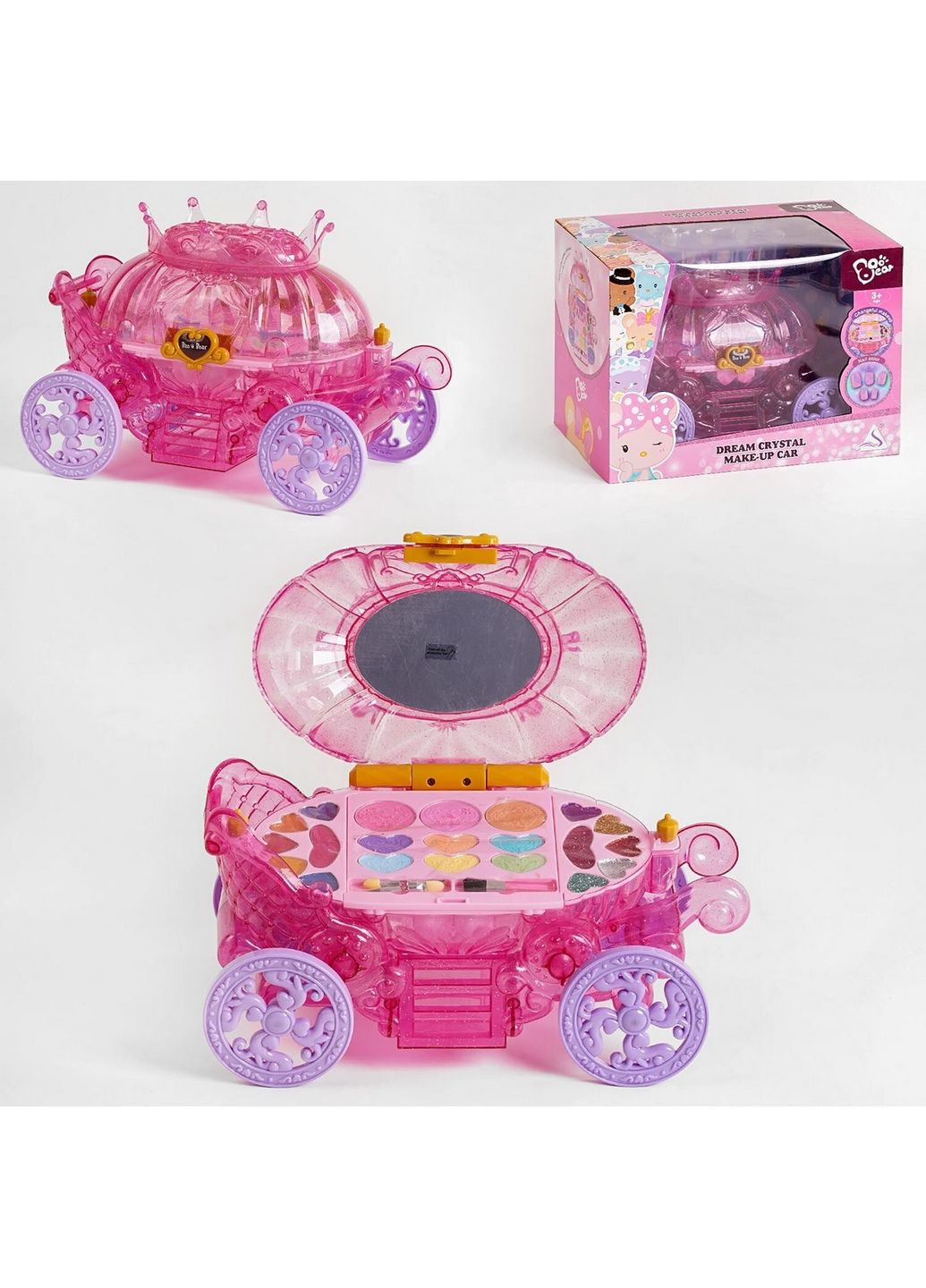 Набір дитячої косметики "Dream Crystal Makeup Car" 36х23х26 см No Brand (289460572)