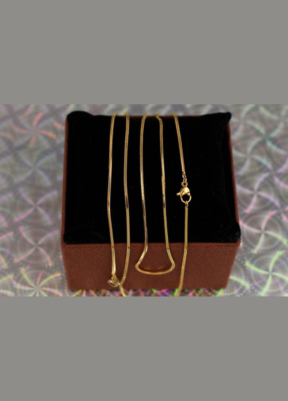 Ланцюг квадратний джгут 45 см 1,7 мм золотистий Xuping Jewelry (317269588)