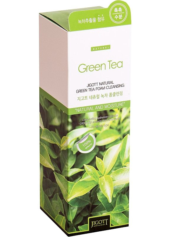 Очистительная пенка с экстрактом зеленого чая 180ml (2-856994) Jigott (369790747)