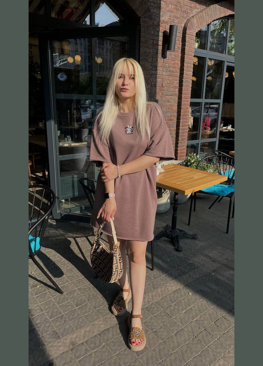 Коричнева сукня No Brand