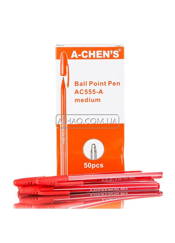 Ручка кулькова " " /CS-555/ 0,5мм, Синя (50/2800) Aihao (367750623)