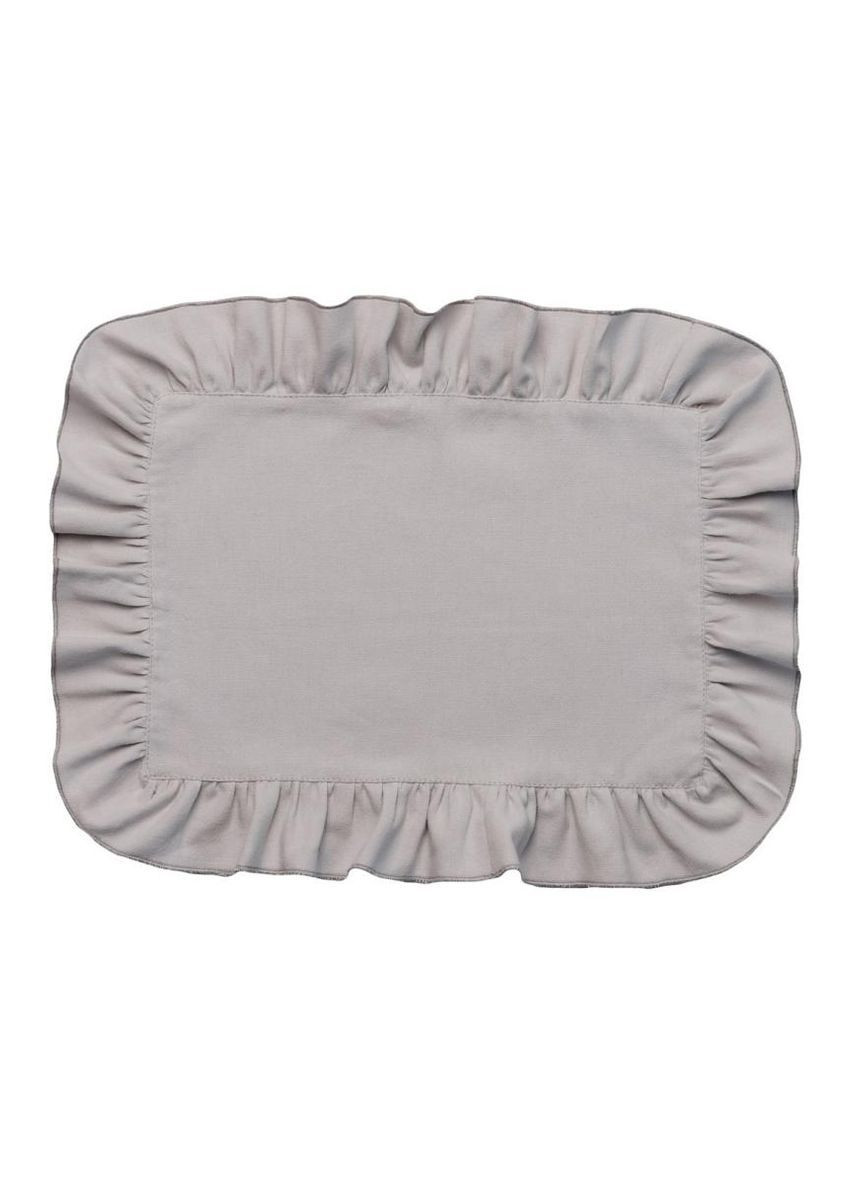 Салфетка сет с рюшем Каберне 35х45 см Серый Прованс (372806274)