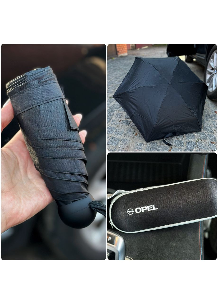 Комбинированный компактный зонтик с логотипом opel в чехле BMW (345120867)