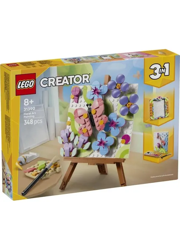 Конструктор LEGO Creator 3 в 1 Цветочное искусство 348 деталей пластик 26x5x19 см No Brand (404988878)