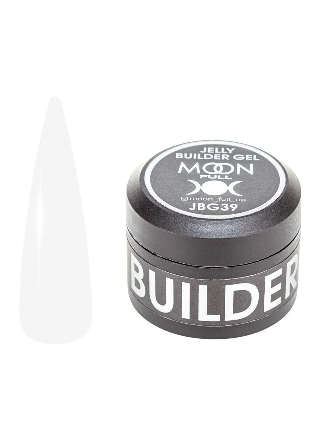 Гель-желе для нарощування нігтів Full Jelly Builder Gel № JBG 39 Moon (294340088)