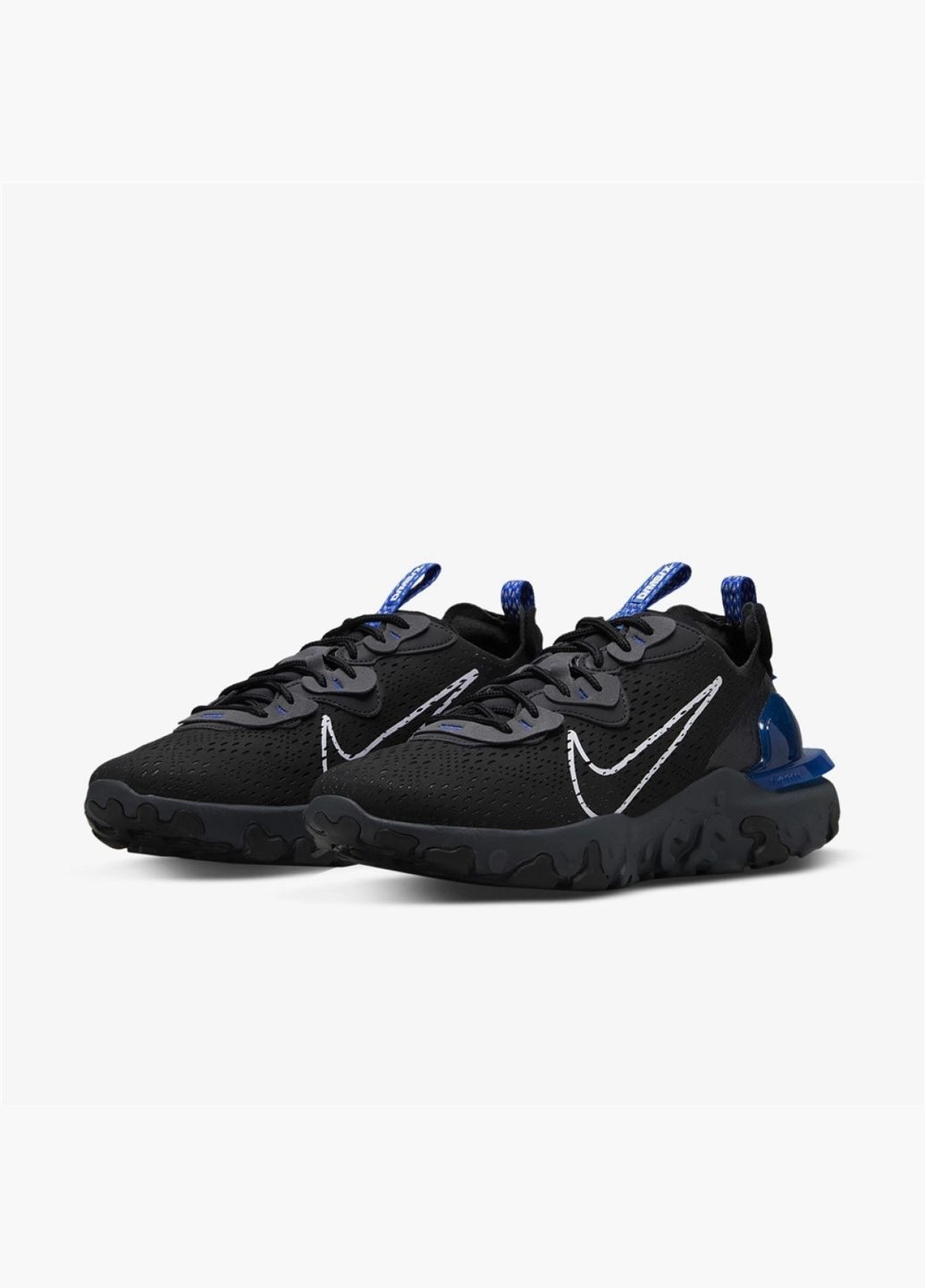 Черные кроссовки мужские react vision black dv6491-001 Nike