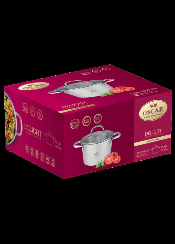 Каструля Delight 3 л (OSR-2005-20) Oscar (338626207)