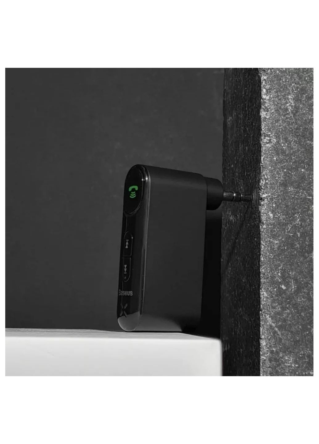 Bluetooth AUX аудиоадаптер Qiyin Car Bluetooth Receiver авто адаптер ресивер магнитолы Черный Baseus (360528268)