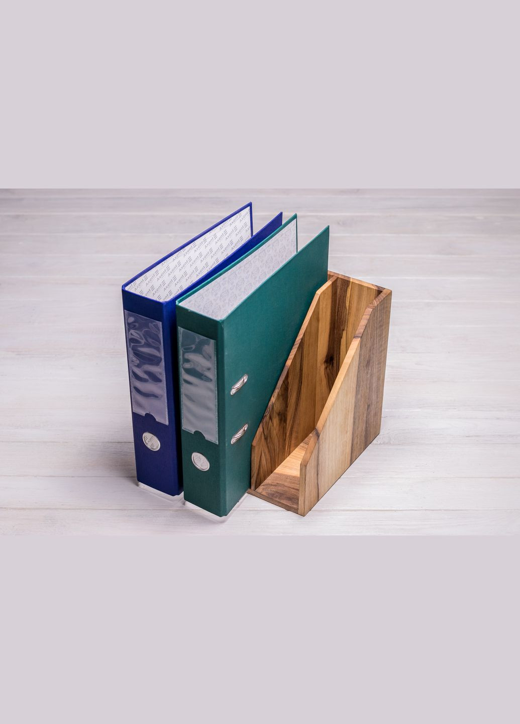 Аксесуар «Підставка для папок та документів» 3 Органайзер для паперів на робочий стіл EcoWalnut (294721244)