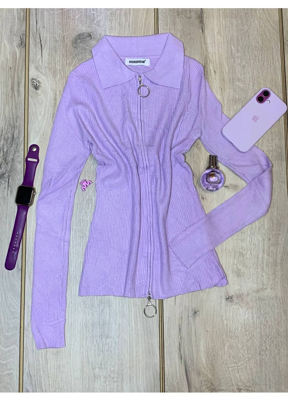 Кофточка из ангоры в рубчик на молнии с аккуратным воротником — ЗАМЕРЫ В ОПИСАНИИ DK/DL Мода без кордонів (373178033)