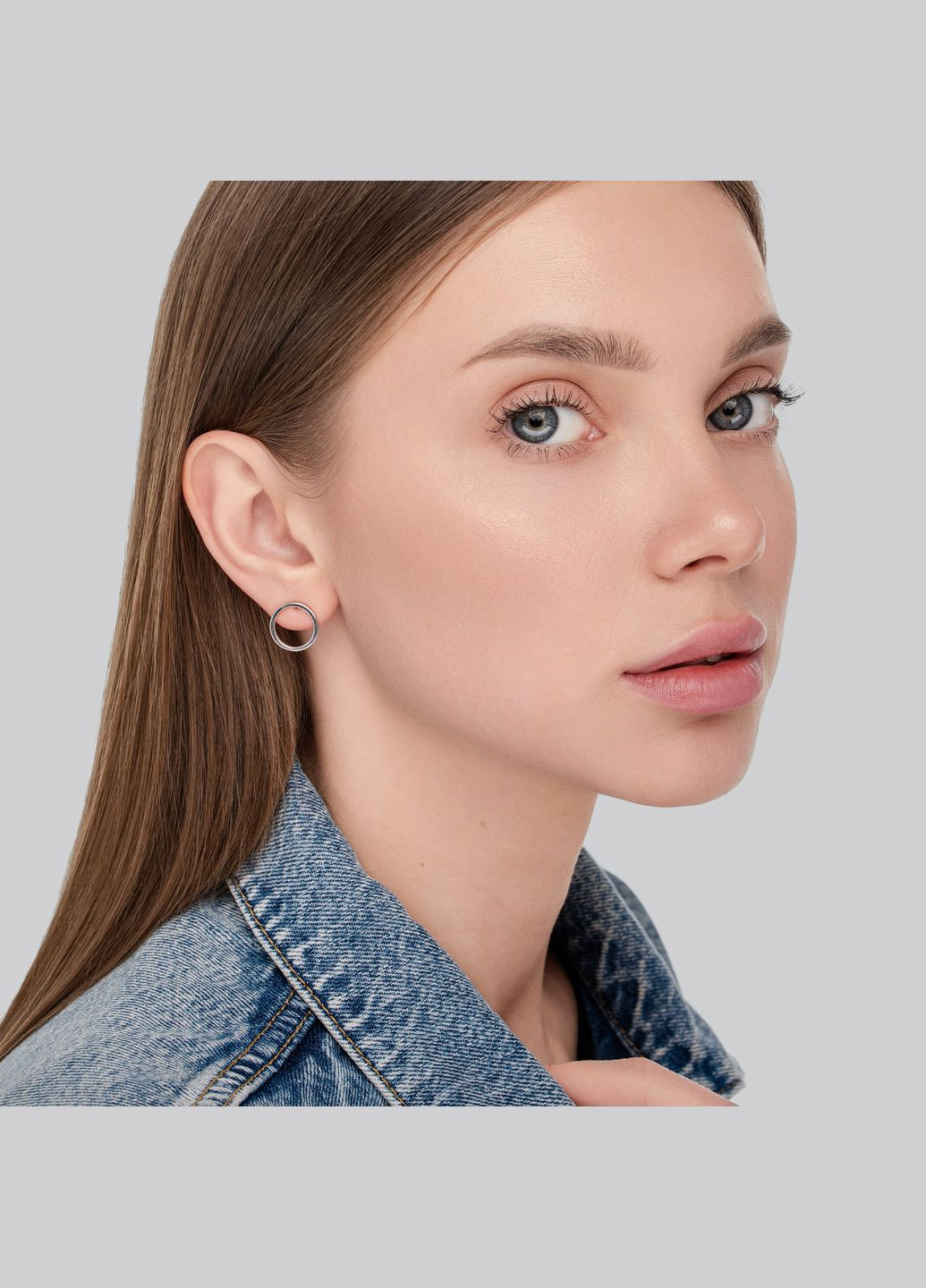 Серьги Мечтательный Круг Minimal (338799393)