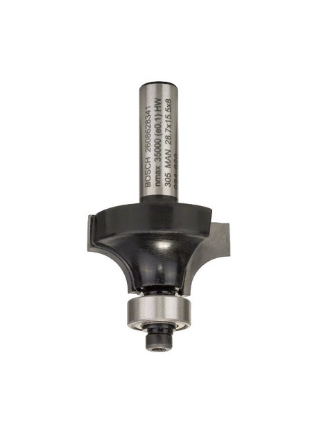 Профильная фреза (28.7х8х53 мм) Standard for Wood кромковая с подшипником (21752) Bosch (290253652)