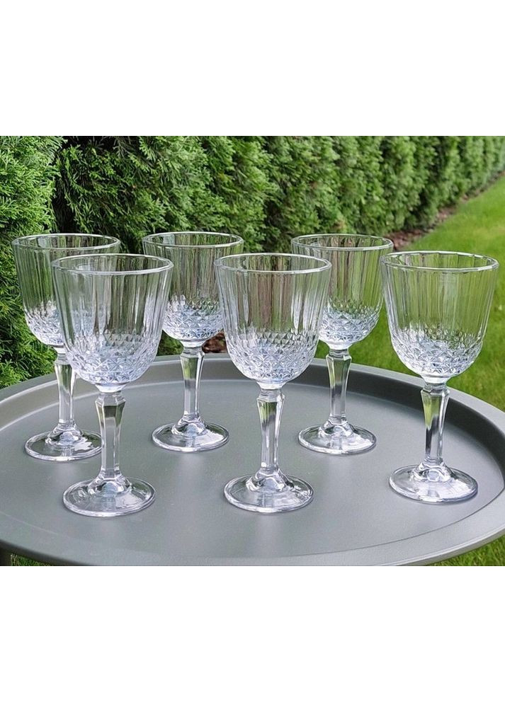 Набір келихів для вина Джессіка 102-303 215 мл 6 шт Olens (368764690)