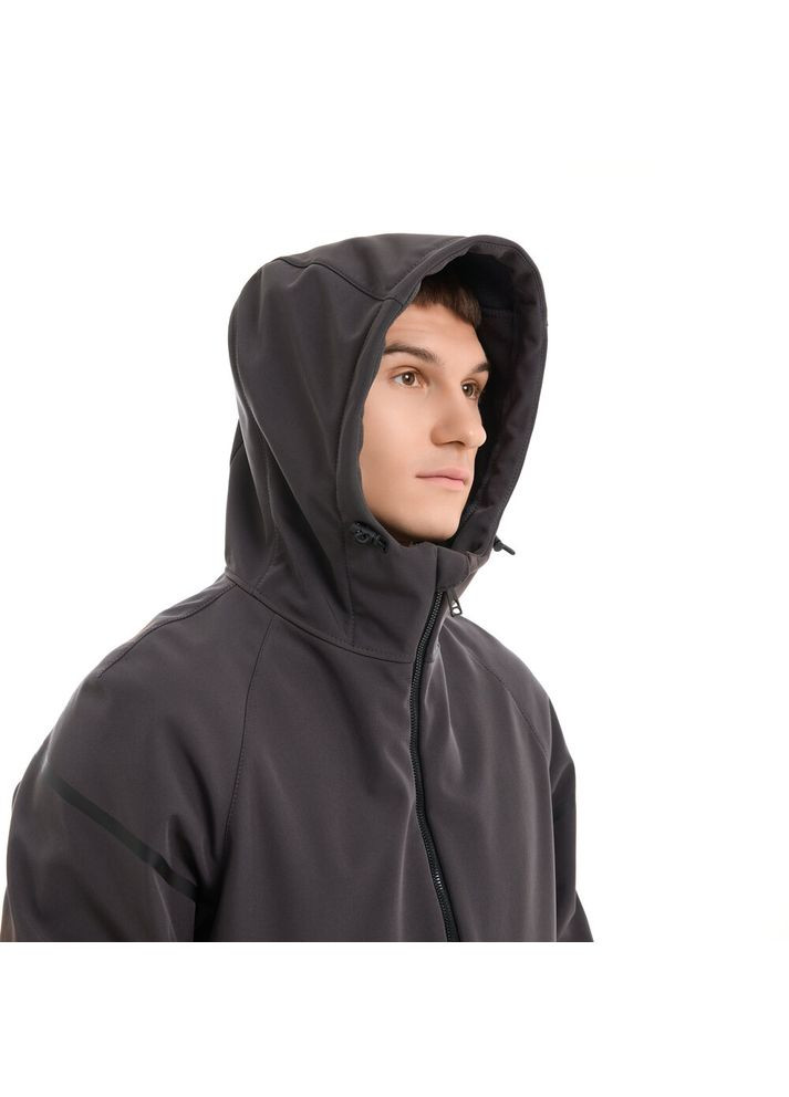 Темно-сіра демісезонна куртка vector темно-сірий Pobedov