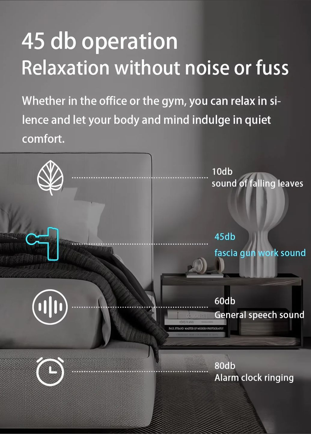 Портативний перкусійний масажер з подарунковим кейсом Booster Lightsaber Mini Green (341320059)