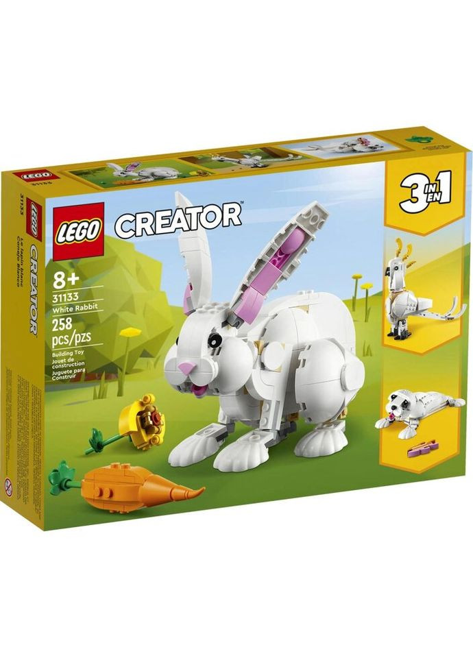 Конструктор Creator Белый кролик 258 деталей (31133) Lego (281425631)