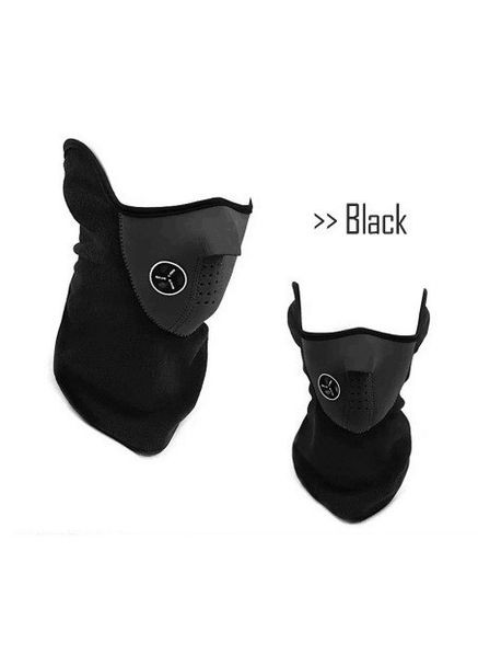 Захисна маска для обличчя, підборіддя і шиї чорний 54*26 Mlitary World No Brand (307084785)