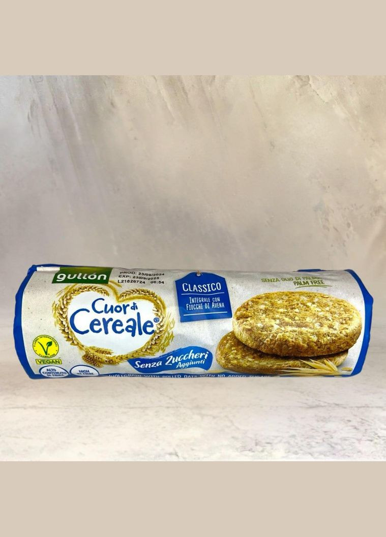 Печенье овсяное традиционное GULLON Cuor de Cereale Tradizionale без сахара, 280 г No Brand (323169197)