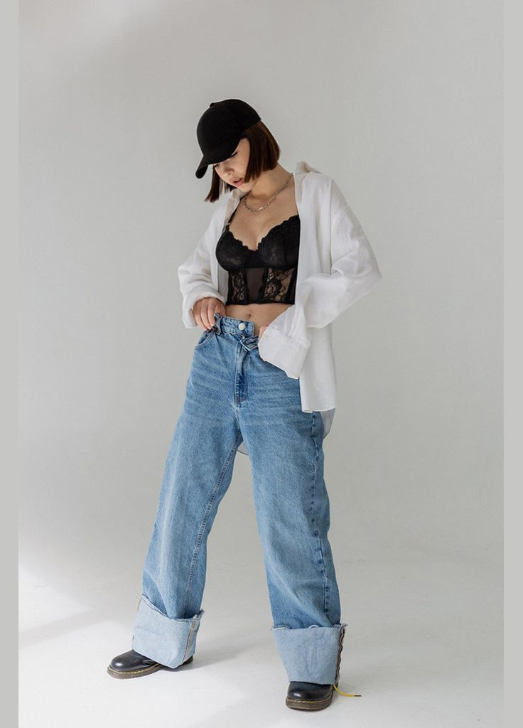 Стильный корсет из сетки и кружева Kari Shop Atelier (171CO-15-bl) Ova Ova Brand (353916838)