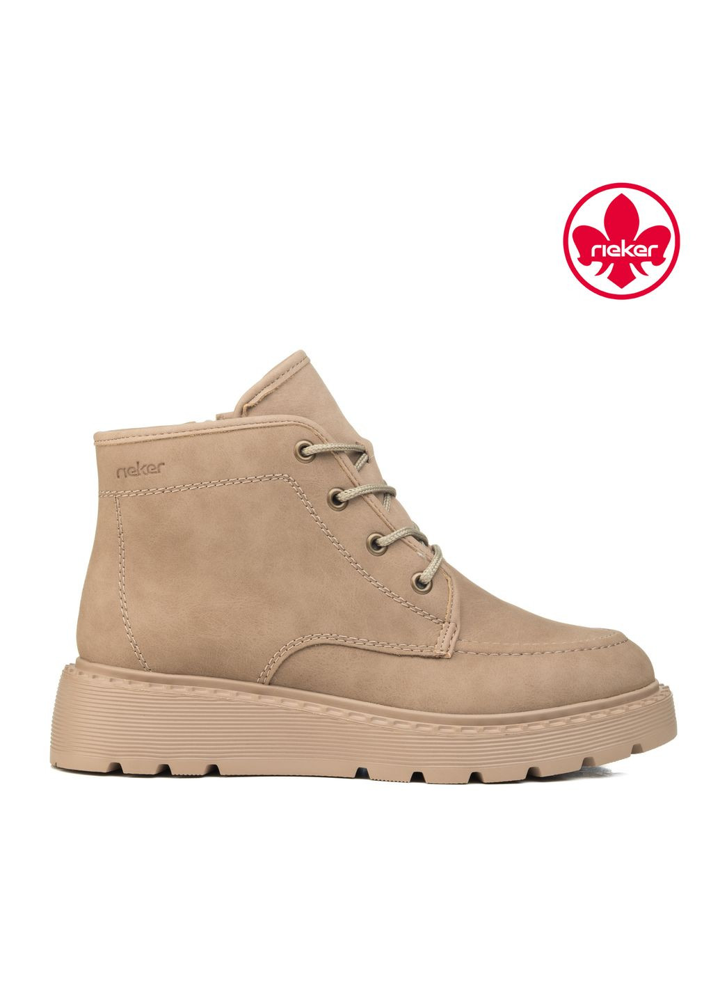 Зимние ботинки (2003ц1) Rieker из искусственной кожи