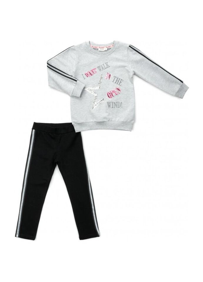 Спортивний костюм з лампасами (13666-140G-gray) Breeze (300856831)