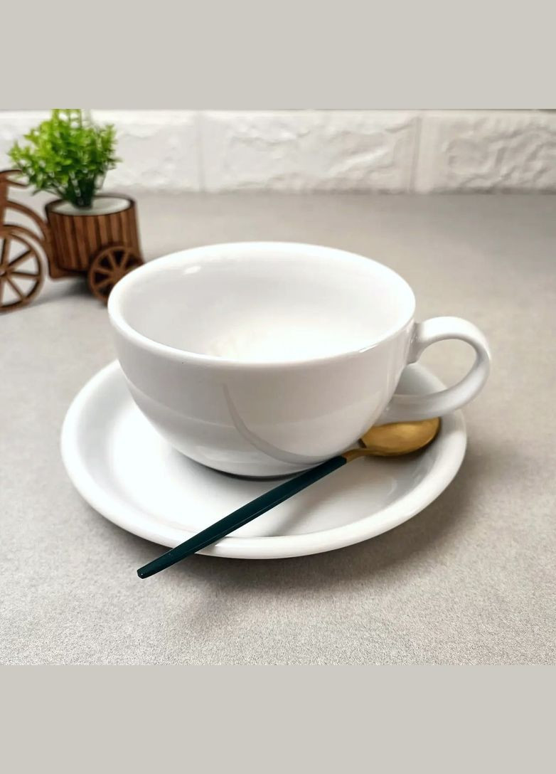 Чайна чашка 250мл+блюдце Ameryka Horeca (104,112) Lubiana (307288758)