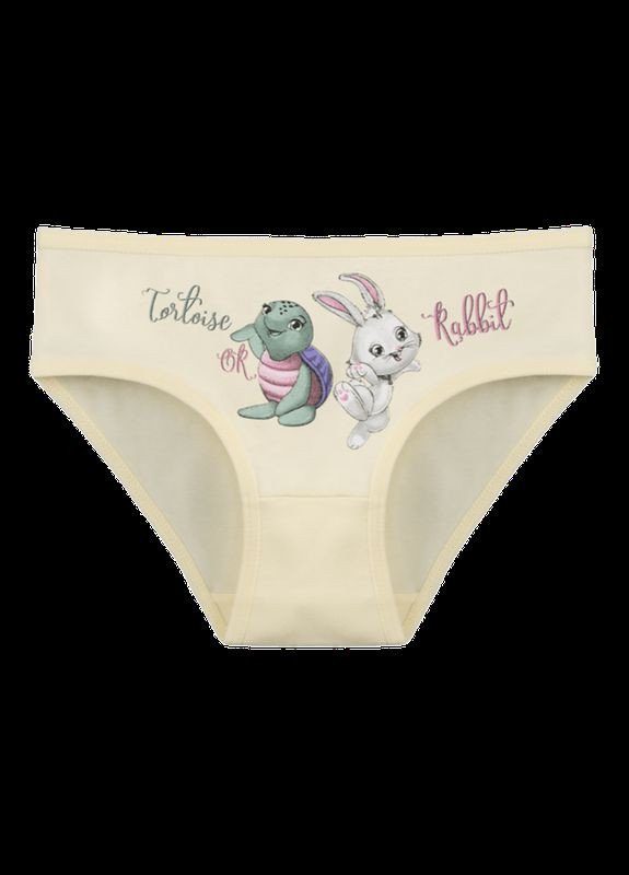 Труси сліпи для дівчинки з принтом Tortoise or Rabbit Donella Сліпи (344391038)