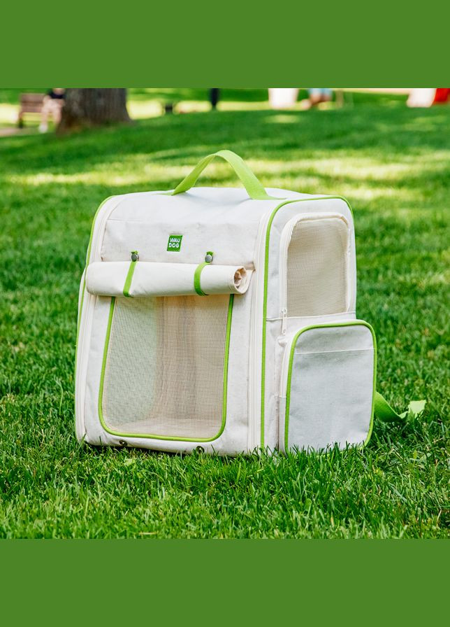 Рюкзак-переноска для кошек и мелких пород собак Relax Eco, 42х34х27 см, до 8 кг WAUDOG (339703186)