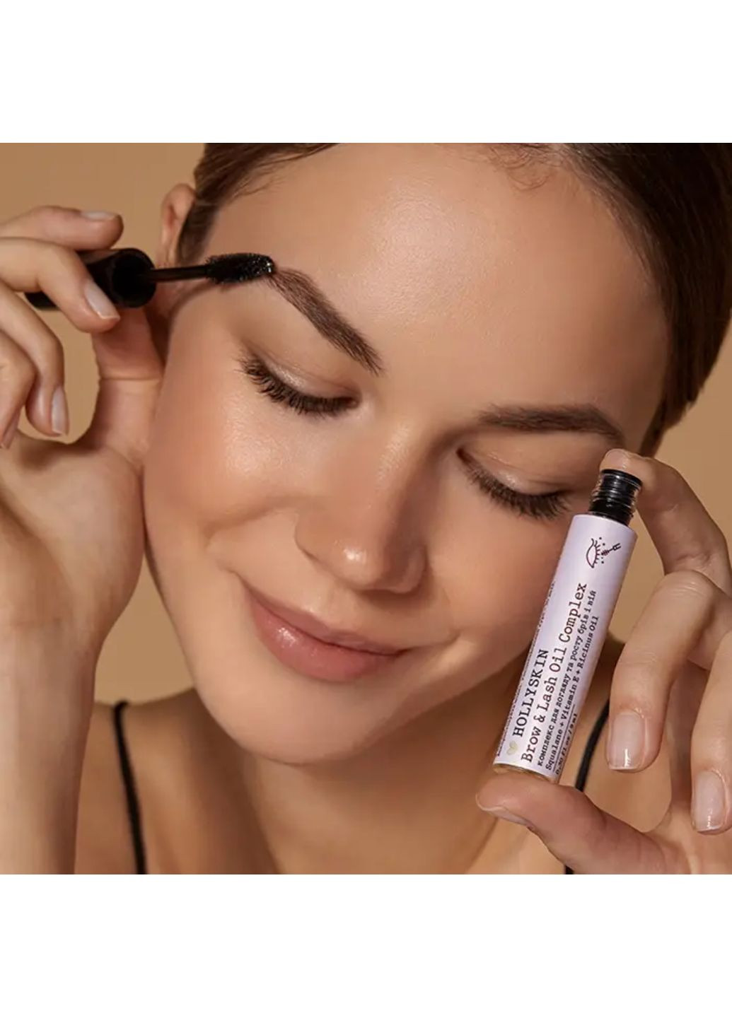 Комплекс для догляду та росту брів і вій Brow&Lash Oil Complex, 9 мл Hollyskin (349859193)