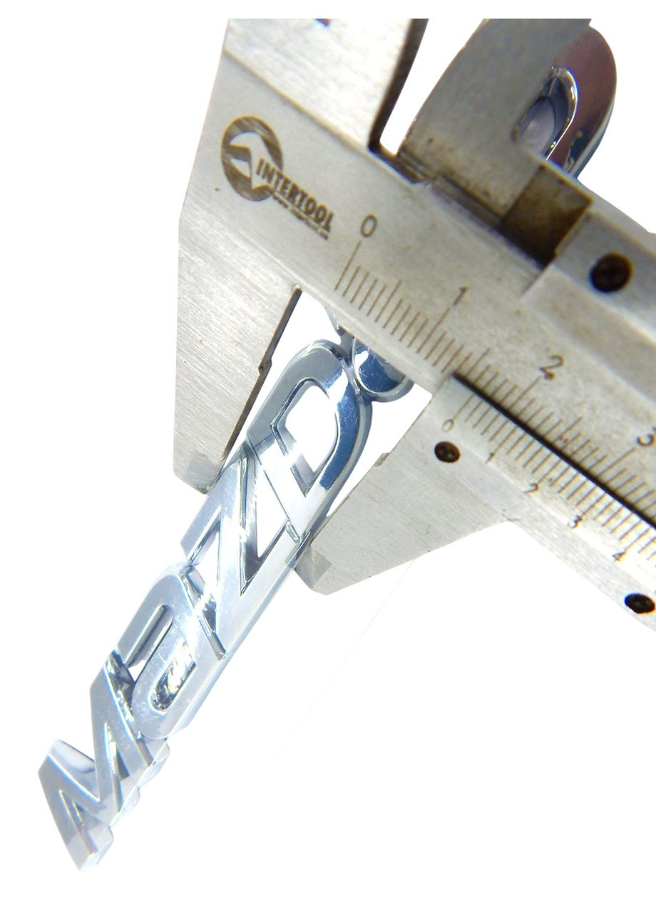 Эмблема надпись 3 хром 140х17 мм пластик (на скотче) Mazda (369609951)