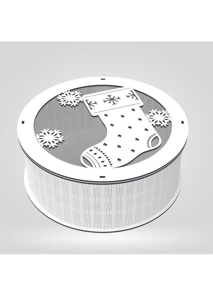 Подарункова коробка d200 h80 Ekostar (368307242)