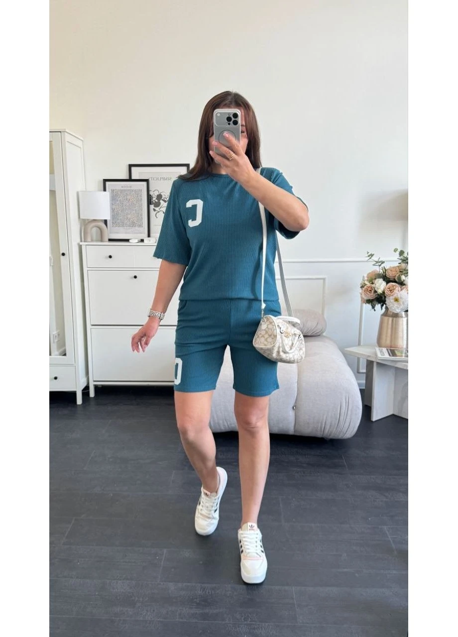 Костюм летний женский в рубчик Fashion (392466459)