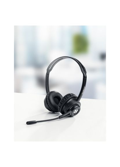 Навушники (126-44) Sandberg Wireless Headset ANC+ENC Bluetooth Black (366502374)