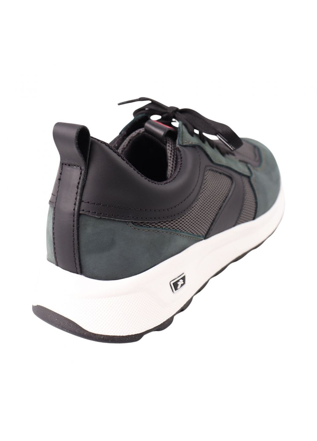 Зелені кросівки чоловічі зелені натуральний нубук Vadrus 528-24DTS