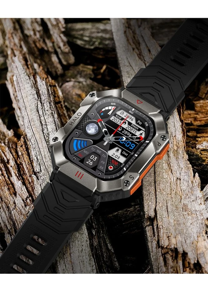 Смарт-годинник Racer K+ Black з GPS дисплей 2.00" UWatch (382646436)
