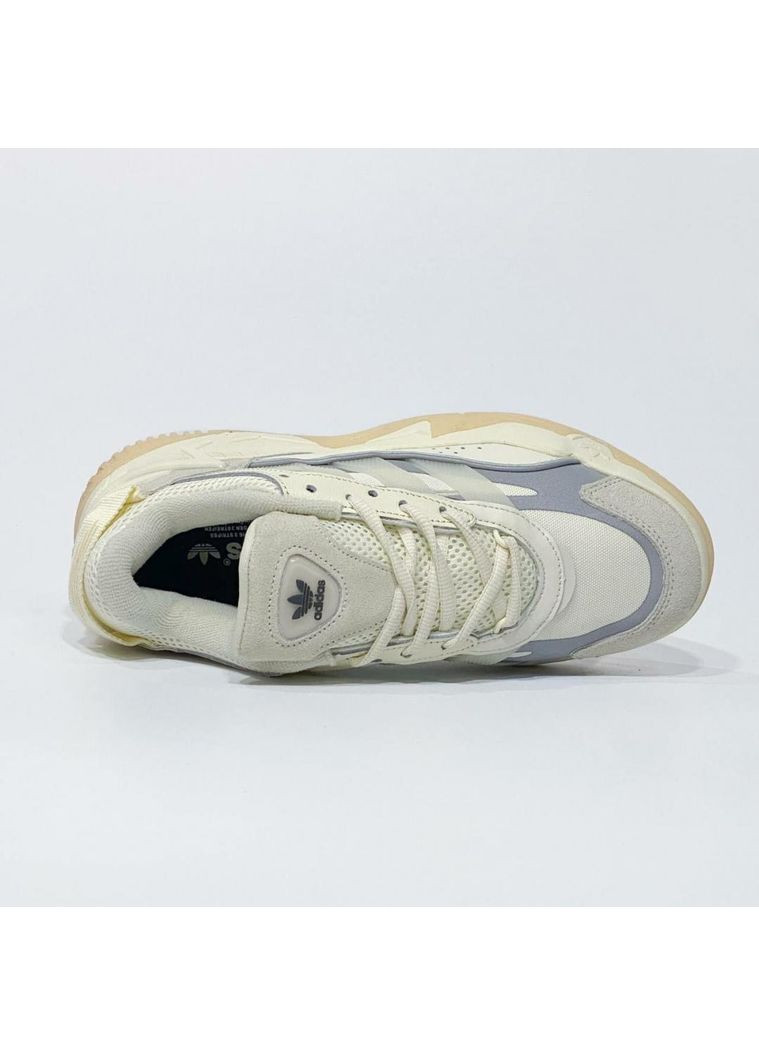 КРОССОВКИ ЖЕНСКИЕ ADIDAS NITEBALL 2 BEIGE АДИДАС НАЙТБОЛ No Brand бежевые демисезоны (368888195)