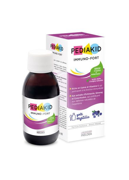 Сироп Immuno-Fort - укріплює імунітет для дітей від 6 міс, 125 мл Pediakid (323230008)