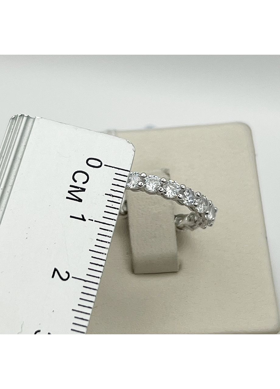 Кольцо серебряное с кубическим цирконием "Дорожка" 16,5 2,23 г No Brand (370142316)