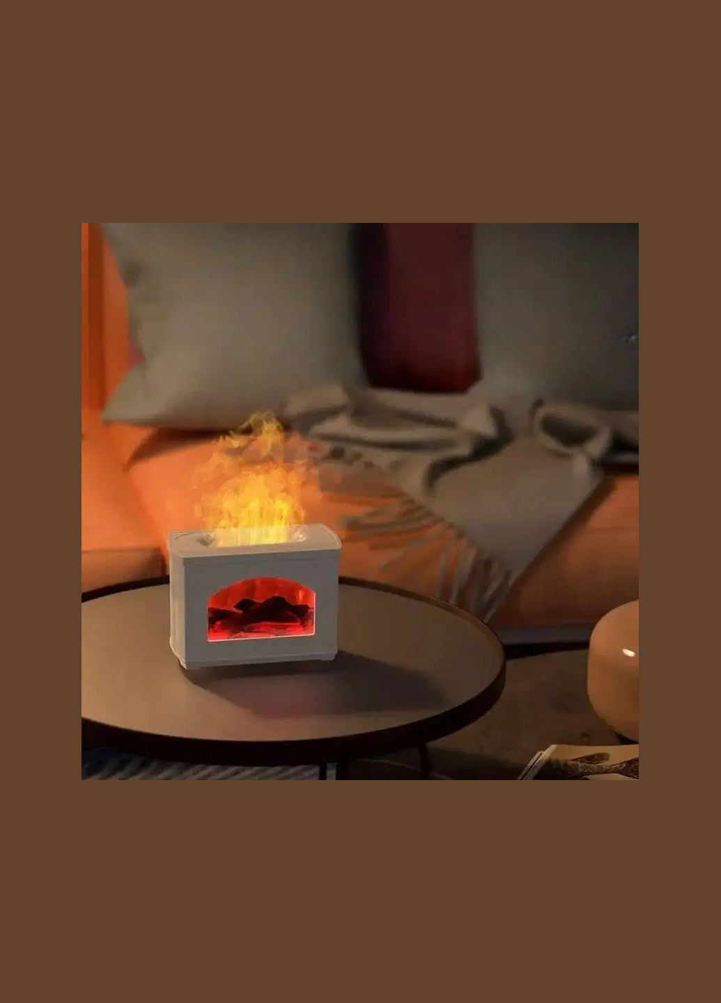 Увлажнитель воздуха для дома с эффектом пламени 12-24v Камин Mintex (361081467)